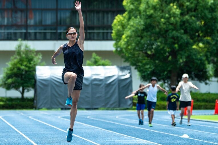 長い手足は走高跳の競技適性的には有利に　©Takuya Sugiyama