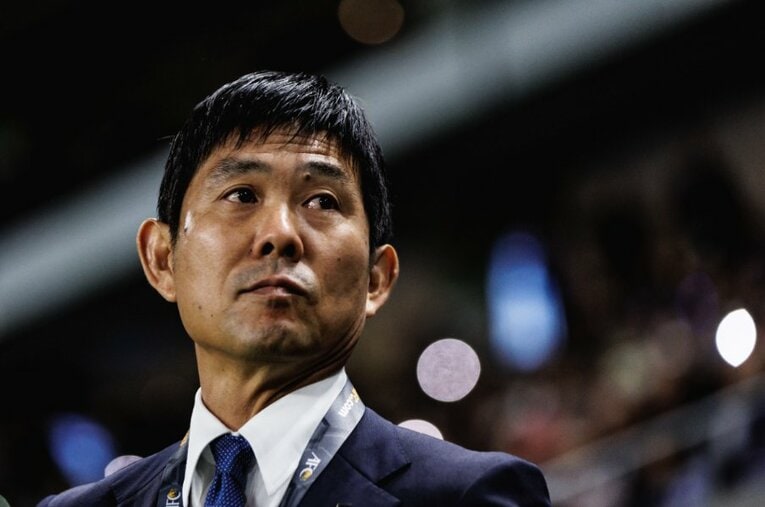 2023年、国内だけで40試合を視察した日本代表の森保一監督。コーチ陣も含めた視察の内訳を徹底検証する ／ photograph by Kiichi Matsumoto