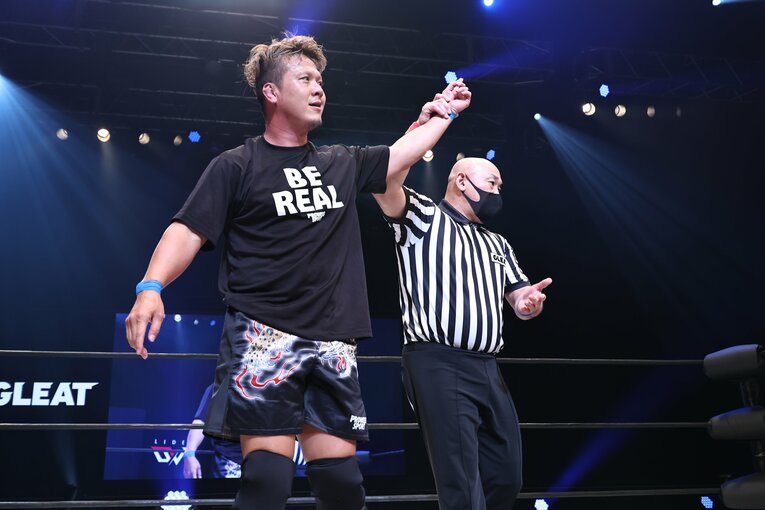 みちのくプロレス、GLEATと2冠。これからさらに活躍していきそうだ　©GLEAT