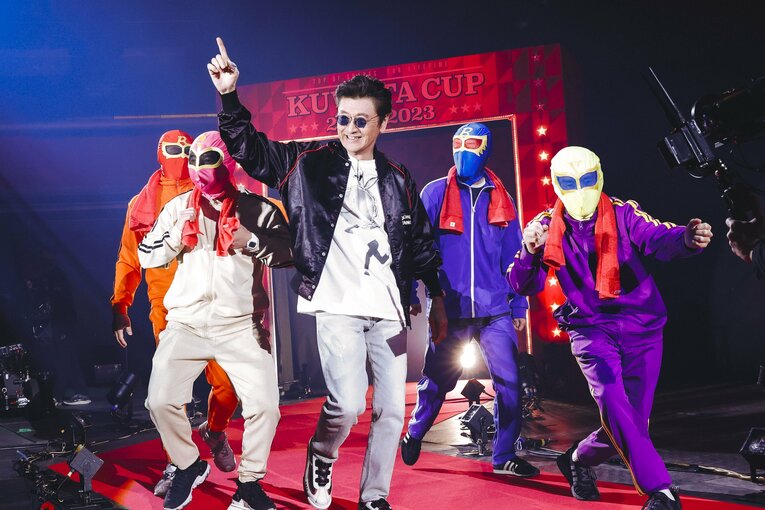 エキシビションに登場した桑田さん　©Kayo Sekiguchi