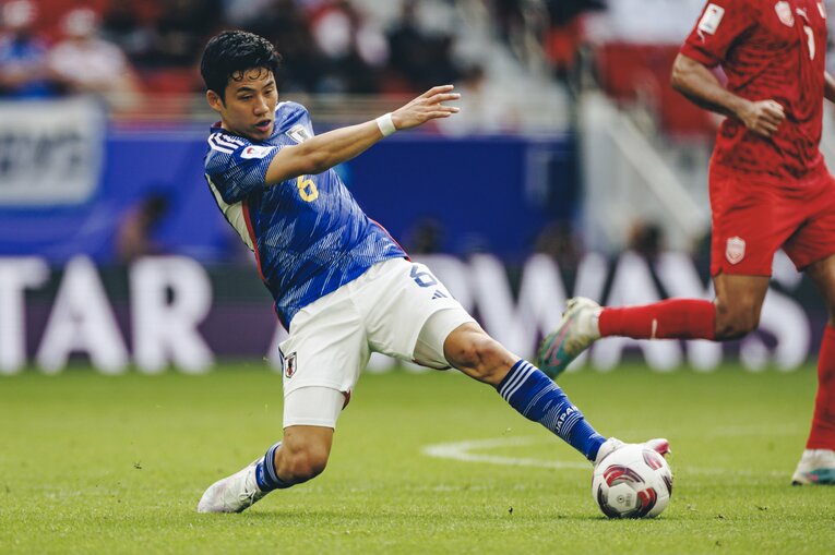 2024年、アジアカップでの遠藤　©Kiichi Matsumoto
