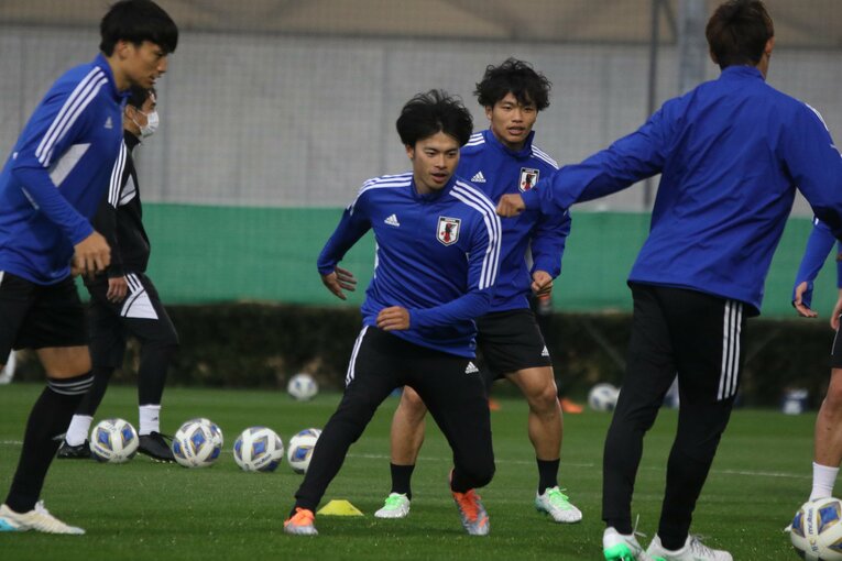 日本代表練習風景　©︎Takahito Ando
