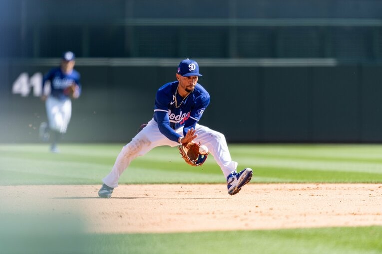 ベッツの軽やかな守備　©Nanae Suzuki