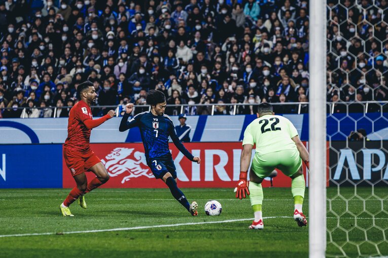 三笘をW杯のピッチで観ることはできるのだろうか…　©︎Kiichi Matsumoto