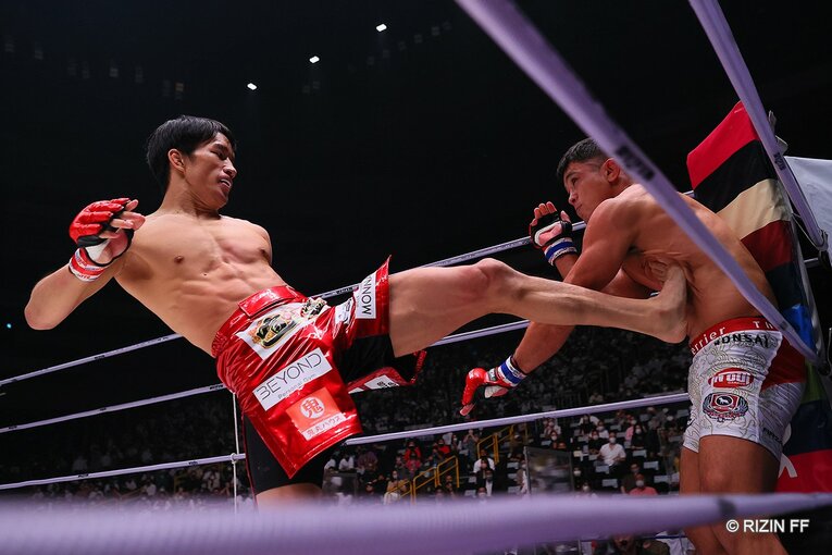9月19日の朝倉海vsヤマニハ　©RIZIN FF
