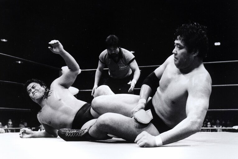 1985年11月4日、長州力との大阪城決戦