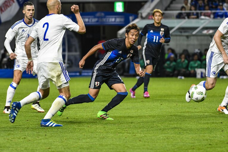 2016年、日本代表時代の清武弘嗣　©Takuya Sugiyama