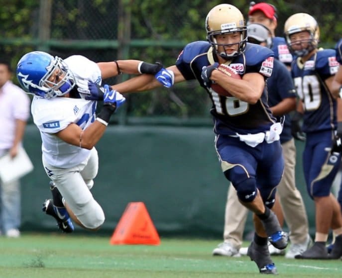 帰国後はXリーグのオービックシーガルズに所属し、何度も日本一に輝いた　オービックHPより