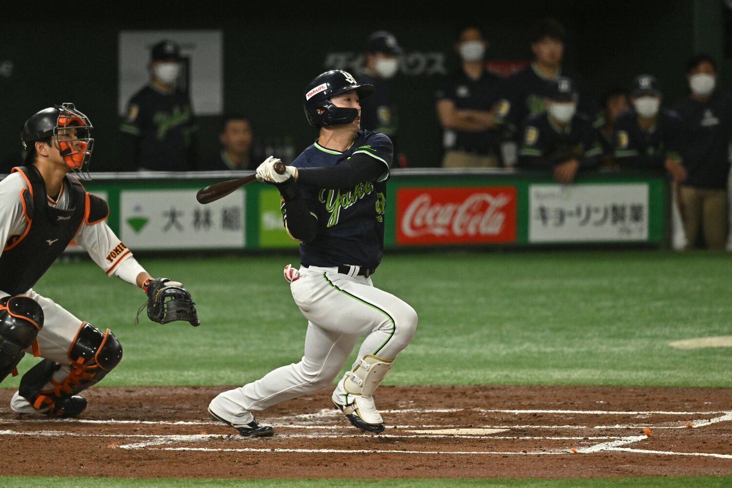 長岡はヤクルトのショートの定位置を確保した　©Hideki Sugiyama