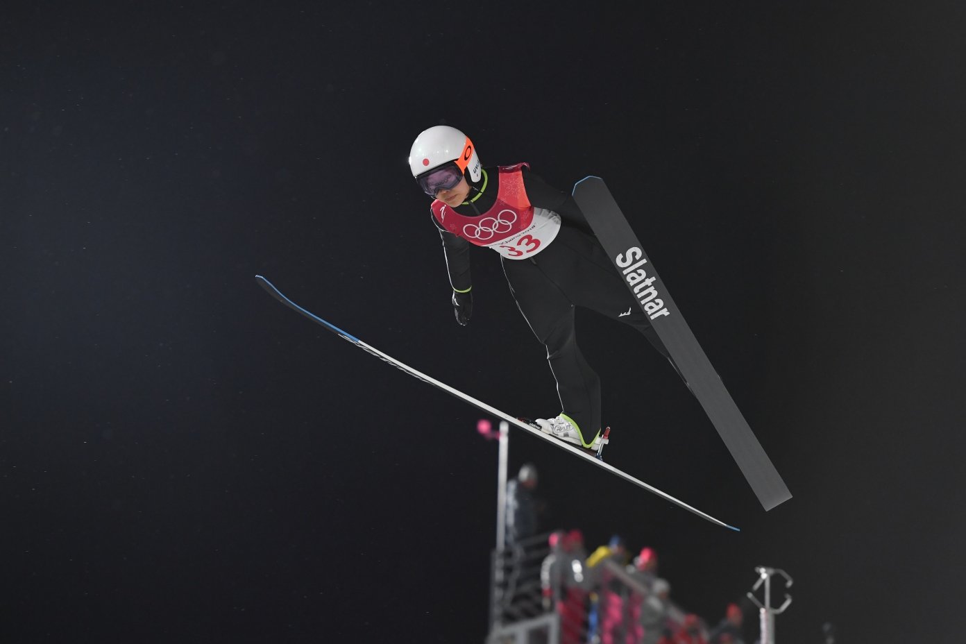 平昌五輪での高梨　©JMPA