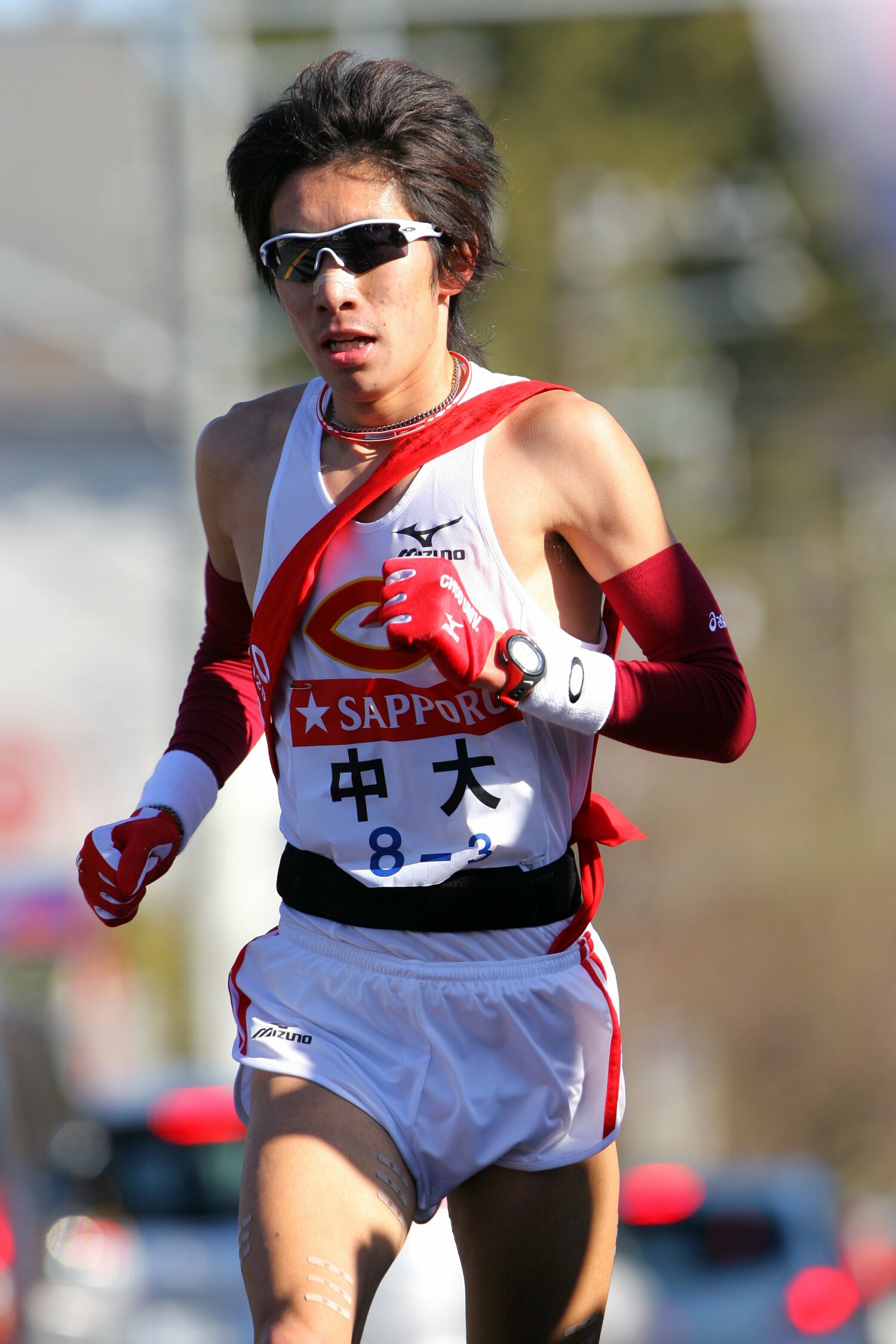 3年連続で3区を走った84回大会の上野は、直前に発熱していたにもかかわらず区間2位の激走を見せる　©AFLO