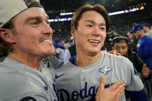 山本由伸、伝説的リリーフのウラで…「大量の鎮痛薬を飲んでいた」ロハス「同点で泣いちゃった」マンシー「負けたと誤解した」キケ、ドジャース“脇役”ストーリー