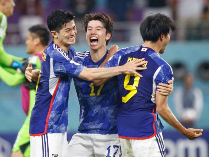 田中碧の逆転ゴールに中村憲剛は「ああ、やっぱり碧か」 スペイン撃破に貢献した“川崎F勢”に感慨「僕の知っている谷口彰悟が…」＜Number Web＞ photograph by JIJI PRESS