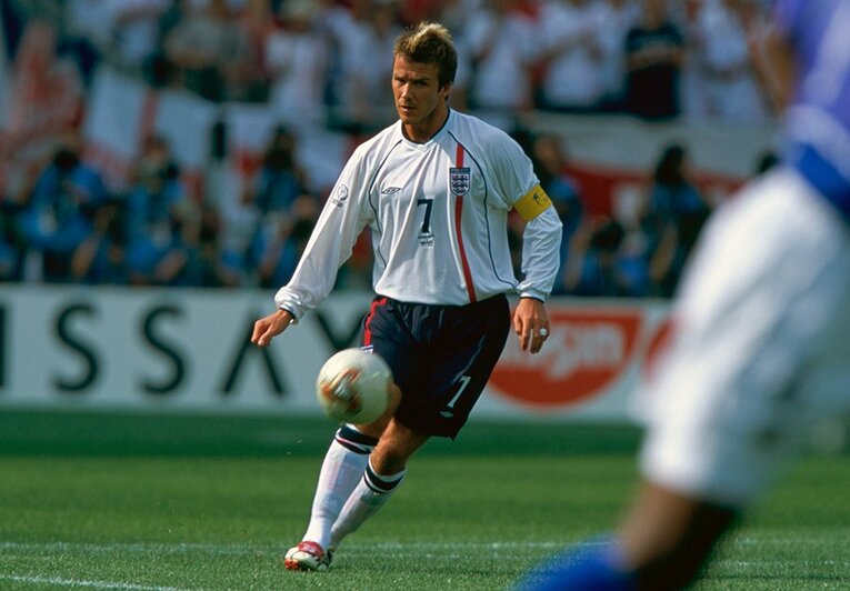 日韓W杯のベッカム　©JMPA