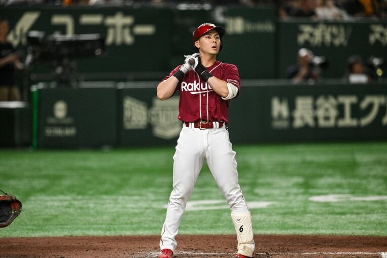 今季はプロ10年目で最多安打のタイトルを獲得　©️Nanae Suzuki