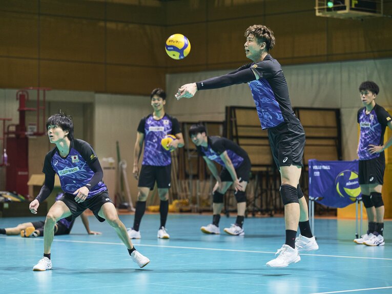 小川智大、小野寺太志（日本代表合宿の練習風景）©︎Yuki Suenaga