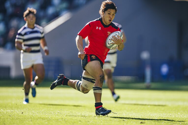 準決勝の明大戦では前半は拮抗した勝負だったが後半で帝京大が一気に突き放した　©Kiichi Matsumoto