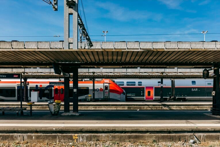 結局、トゥールーズの駅に2時間30分以上とどまっていた　©Kiichi Matsumoto　