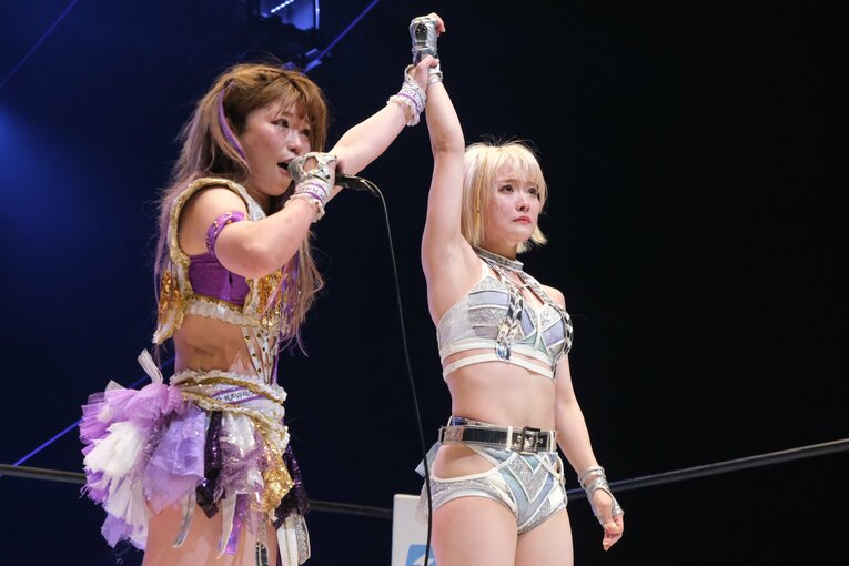 なつぽいがDDMを脱退し、コズエンへの加入を宣言した7月の立川大会　©Norihiro Hashimoto