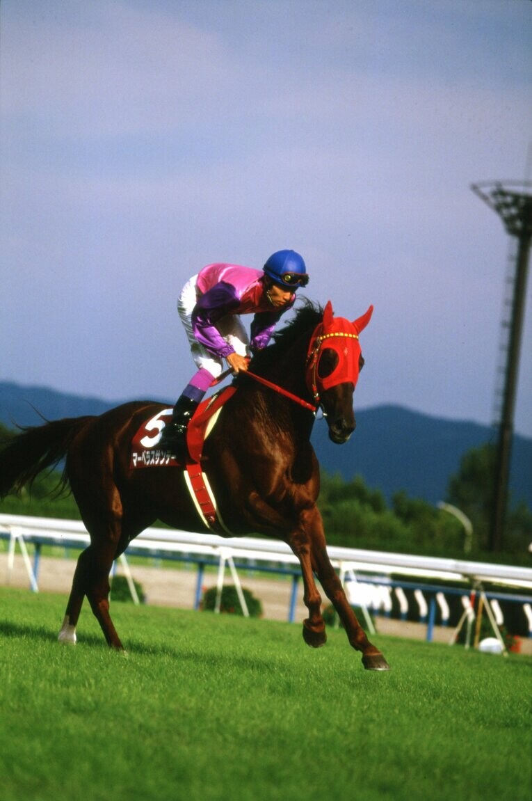1996年京都大賞典、マーベラスサンデー　©Keiji Ishikawa