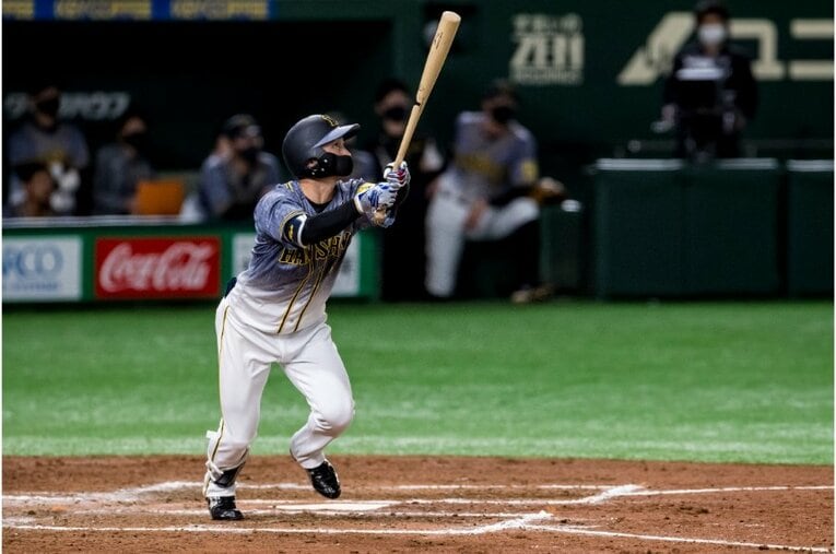 端正なマスクで女性人気も高い近本©Kiichi Matsumoto