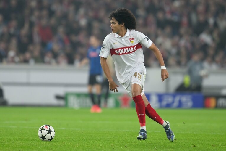 チェイス・アンリが先発出場したCL第4節のアタランタ戦　©Getty Images