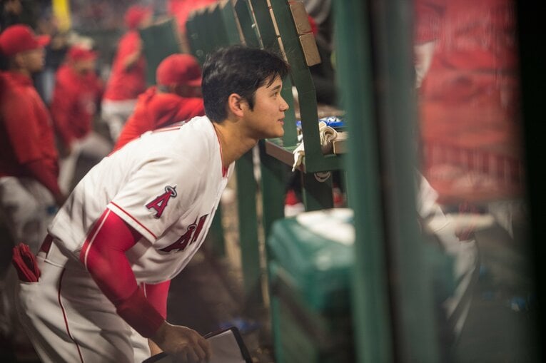 2018年の大谷　©Nanae Suzuki