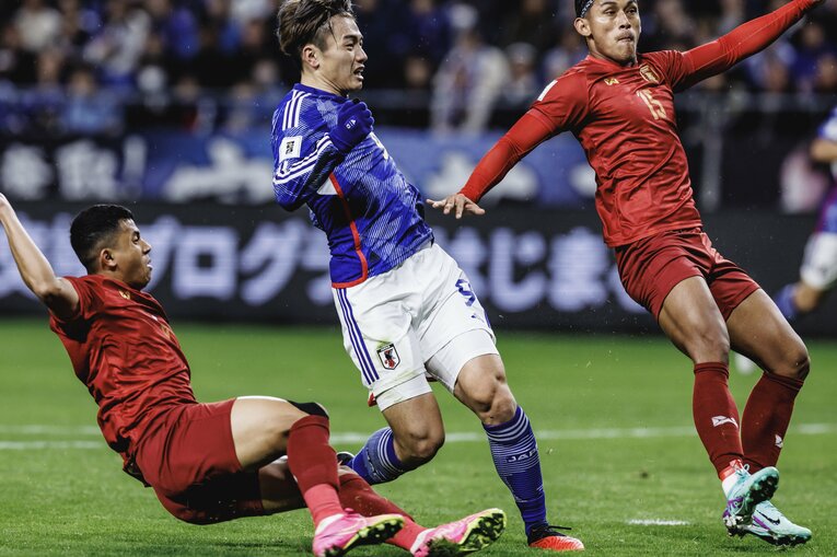 ミャンマー戦（W杯アジア2次予選）　©︎Kiichi Matsumoto