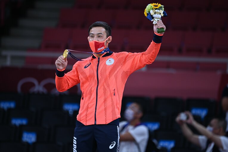 男子60キロ級で金メダルを獲得した高藤直寿 ©Naoya Sanuki/JMPA
