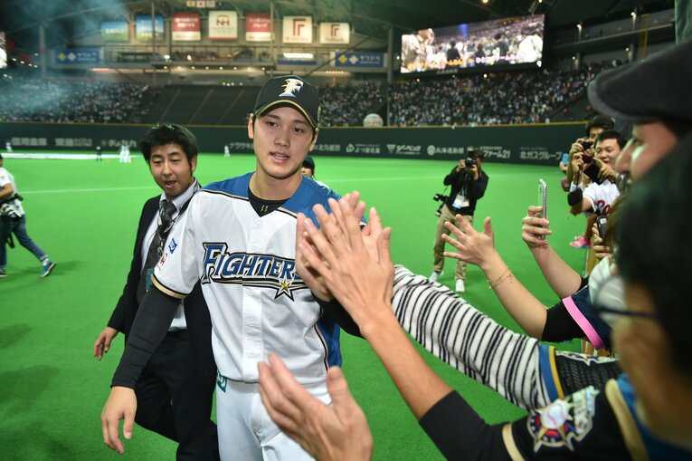 日ハム時代の“二刀流”大谷翔平　©Hideki Sugiyama