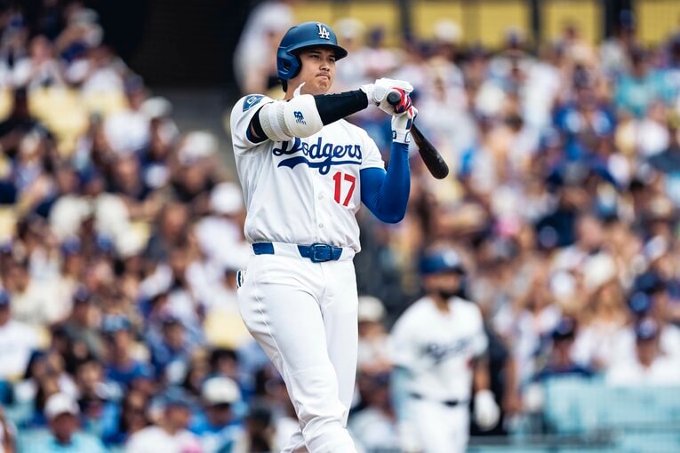渡米後の大谷翔平のフィジカルアップは素人目に見ても顕著　©Kiichi Matsumoto