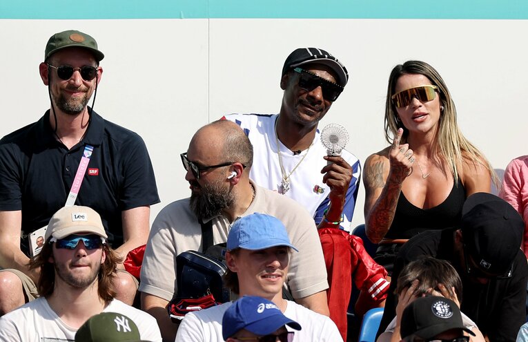 “伝説のラッパー”スヌープ・ドッグもスケボー会場を訪れた　©Getty Images