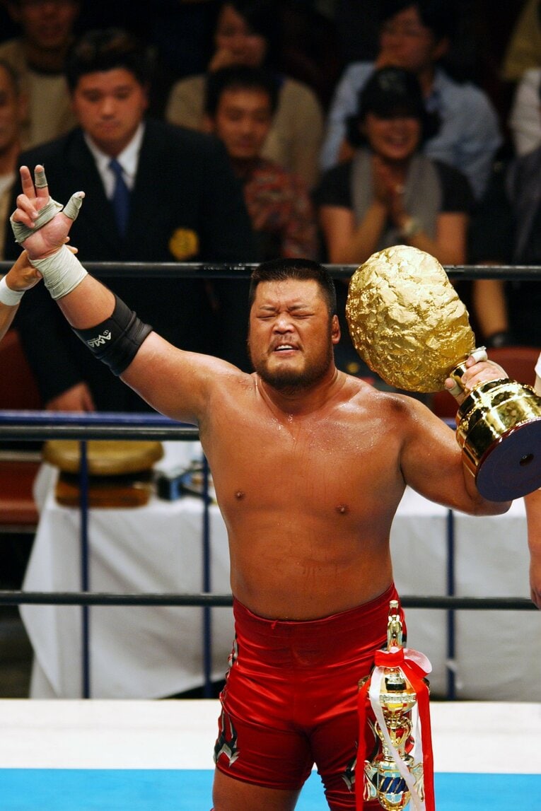 『G1 CLIMAX』初優勝の天山広吉　©Hiroki Watanabe