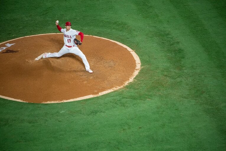 2021年の投手・大谷　©Nanae Suzuki