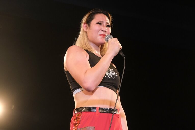 「絶対このリングに帰ってくるから」と涙を流しながら語ったエチカ・ミヤビ