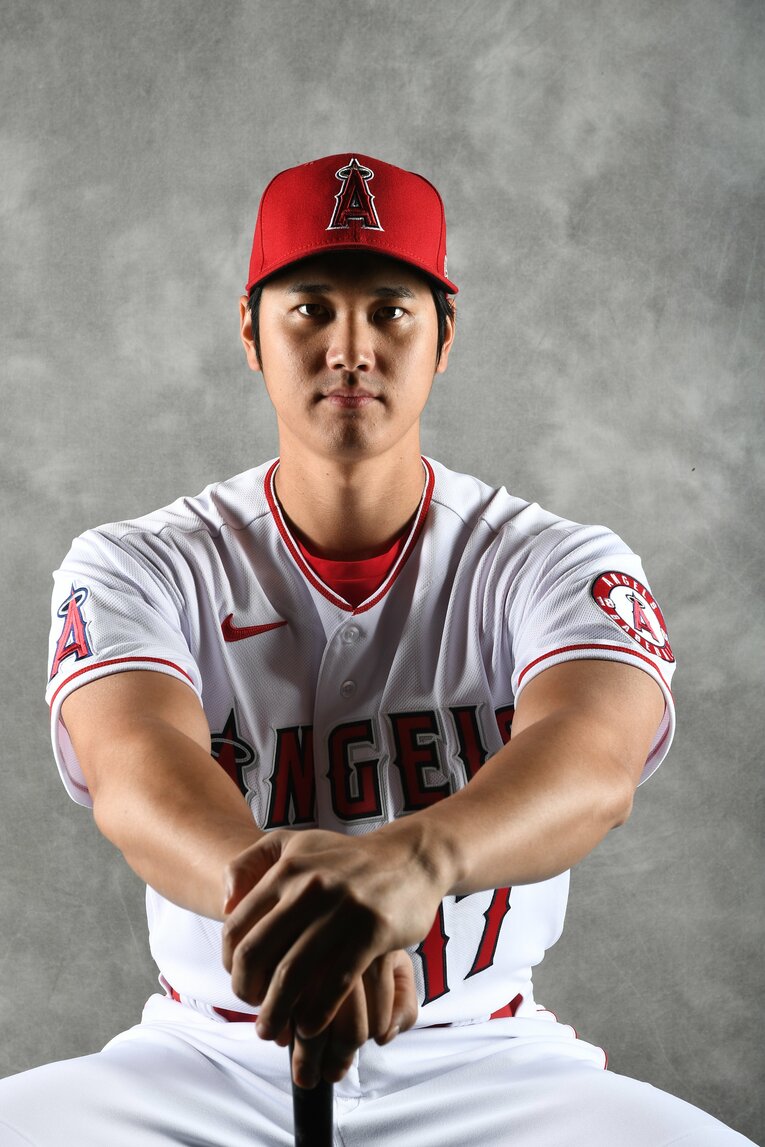 メジャー5年目（2022年）の球団公式ポートレート。昨年よりもさらにパワーアップ？　©Getty Images