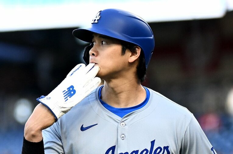ニューバランスとアスリート契約を結んでいる大谷翔平 ／ photograph by Getty Images