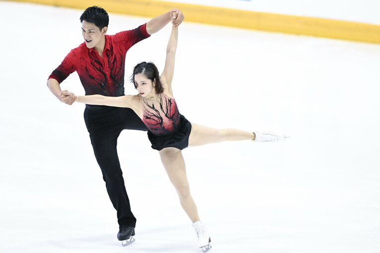 今季の国際大会初戦となった木下グループ杯ショートの演技　©Asami Enomoto