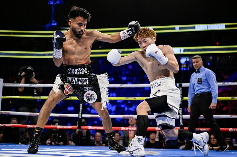 ラスベガスで行なわれた井上尚vs.ラモン・カルデナスの一戦のポイントを元世界王者・飯田覚士氏が徹底解説した　©Hiroaki Finito Yamaguchi