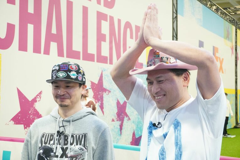 60回目のスーパーボウル取材にサンフランシスコに訪れたオードリーのふたり　©Hiroshi Ichino