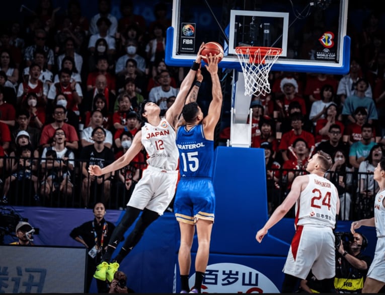 W杯ベネズエラ戦の渡邊雄太　©FIBA