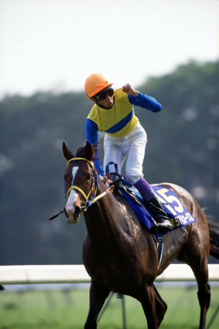 1996年オークス、エアグルーヴ　©Keiji Ishikawa