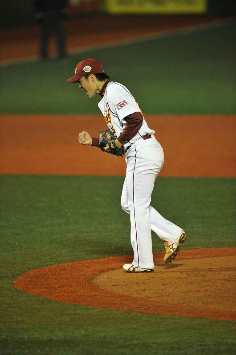 楽天のエース・則本昂大は滋賀の八幡商高で甲子園には出場できなかった　©Hideki Sugiyama