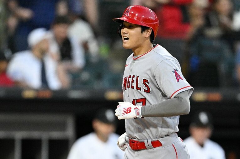 5月30日（日本時間31日）のホワイトソックス戦で今季13号を放った大谷翔平。その人柄を表す「ふたつのキーワード」とは ／ photograph by Getty Images