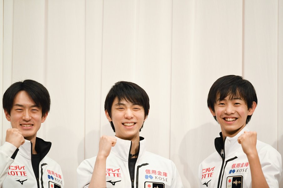 山本と島田、2人の後輩たちが語った、王者・羽生から受けた大きなインパクト。<Number Web> photograph by Asami Enomoto