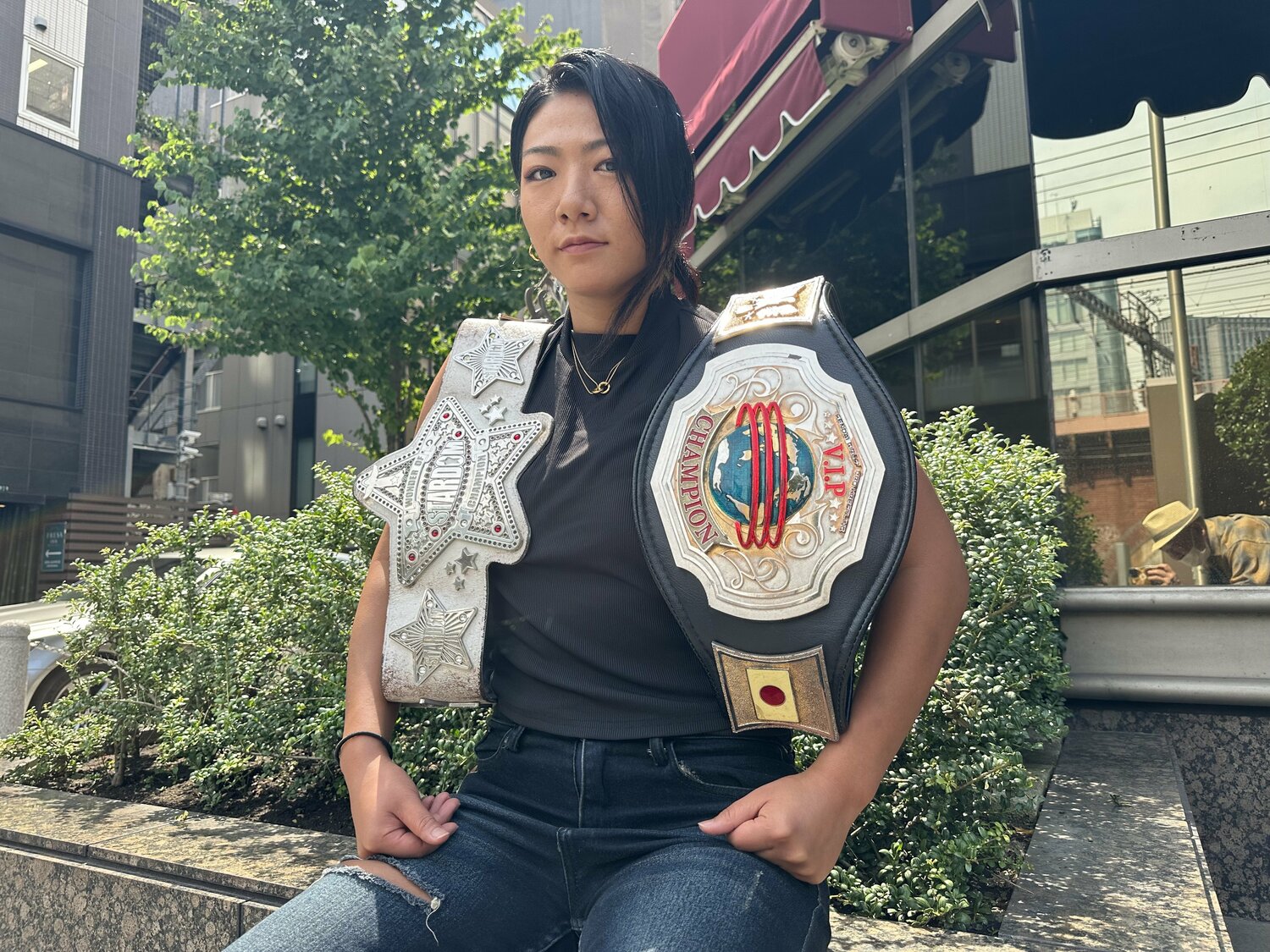 現在は所属する仙女とスターダムのベルトを持つ岩田美香