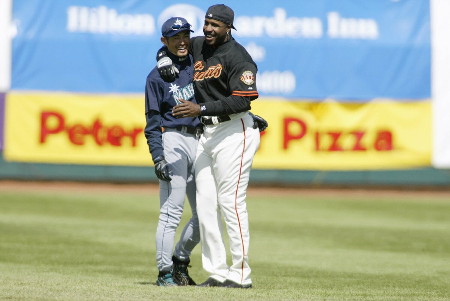 マリナーズ時代のイチローと　©Getty Images