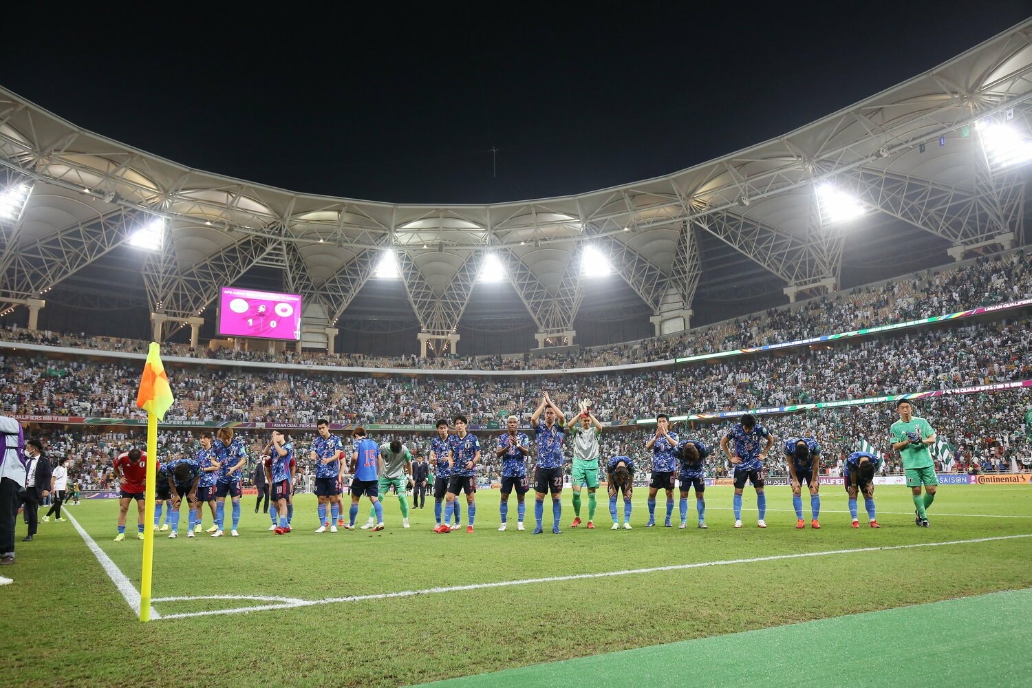 前回対戦ではサウジアラビアに敗れた日本。リベンジにかける思いは強い　©JFA