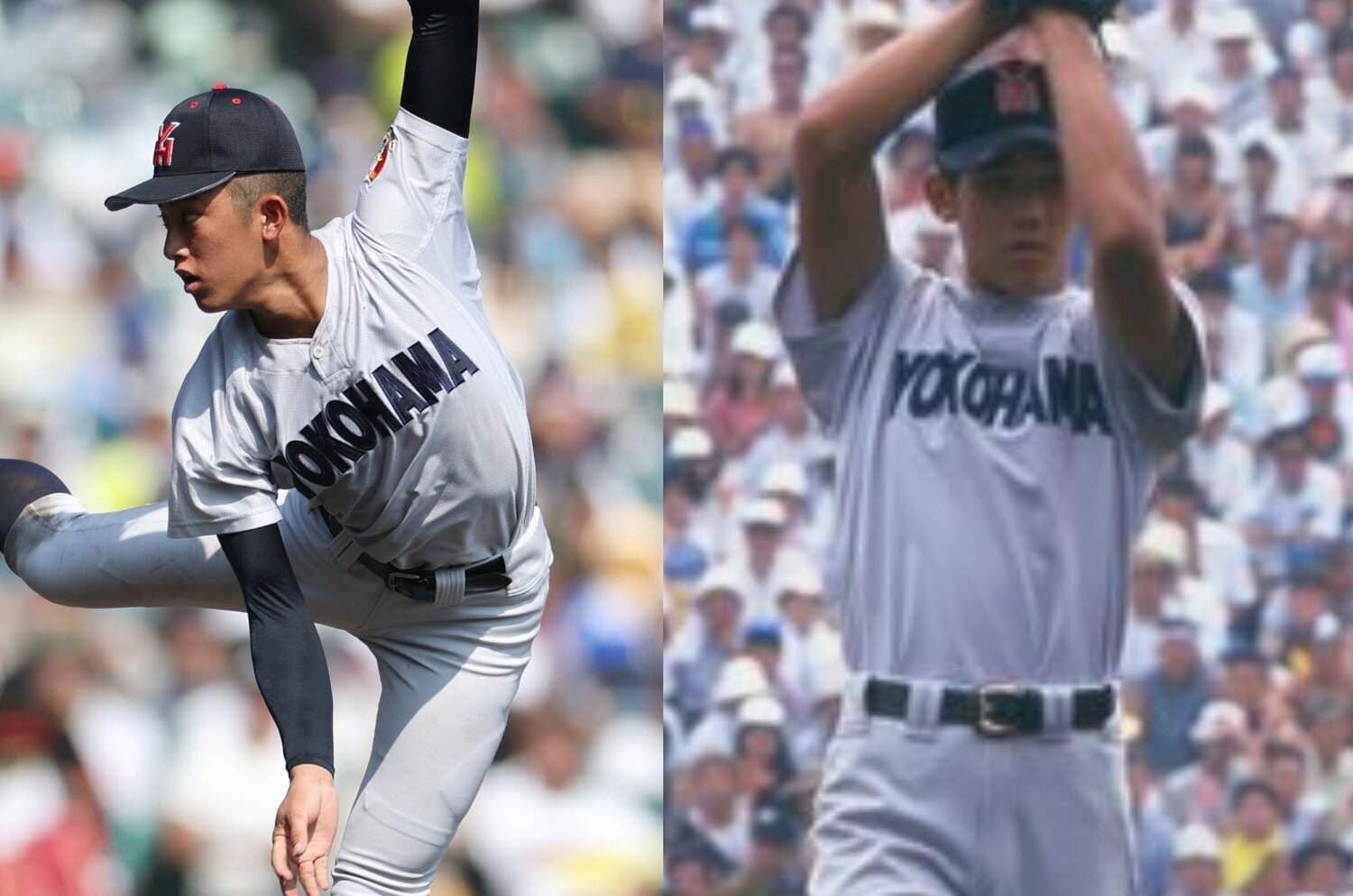 あの松坂大輔に「ひとつ勝てたものがあったな」…“甲子園の優勝候補”横浜・織田翔希が続ける無失点投球…激変フォームで目指す「本物になる」＜Number Web＞ photograph by （L）JIJI PRESS、（R）BUNGEISHUNJU