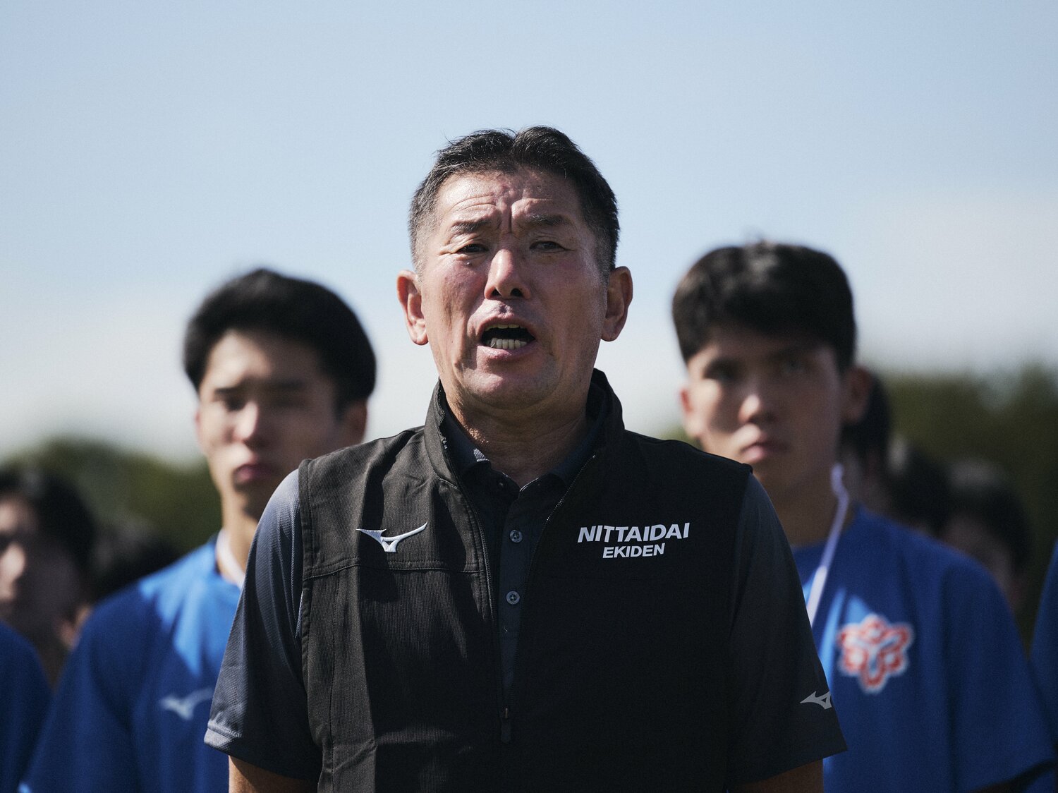 「競技指導者」である前に「教育者」である玉城監督 ©Yuki Suenaga